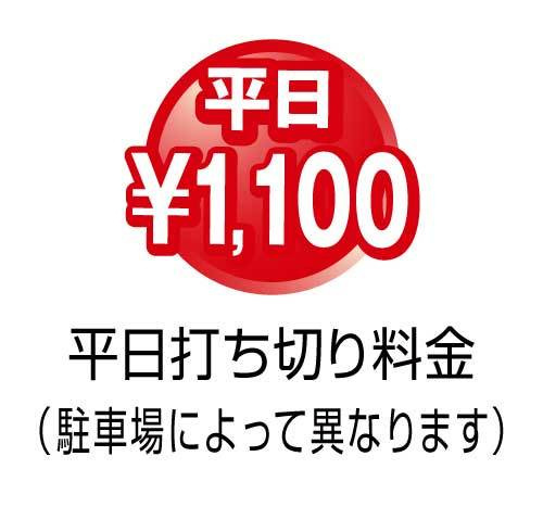 平日打ち切り1100円